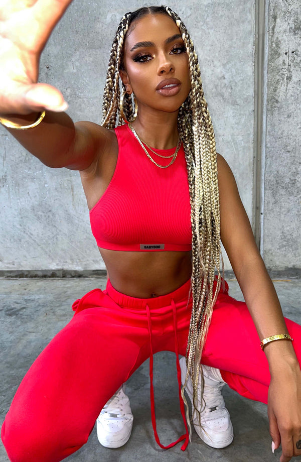 Jae Luxe Crop - Red